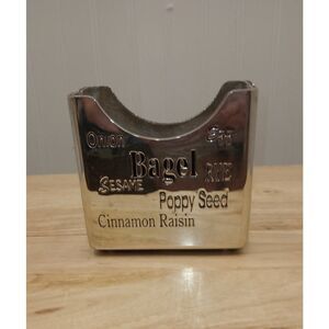 Sterling silver plated bagel cutter